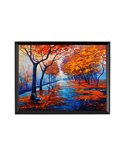 Cuadro Paseo de Fuego y Agua - Impresiones Otoñales