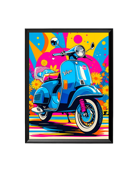 Vespa Pop - Explosión Retro y Color