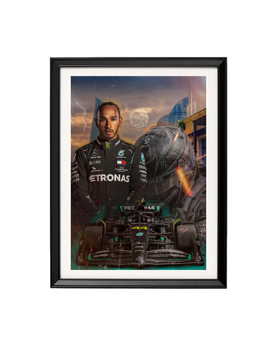 Cuadro Lewis Hamilton 1