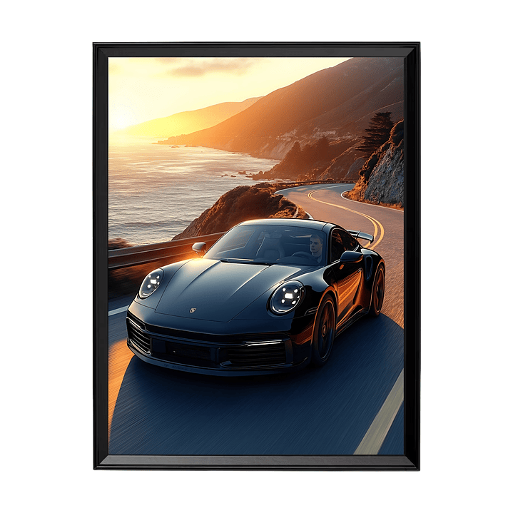 Porsche 911 - La Fusión de Velocidad y Paisaje 1