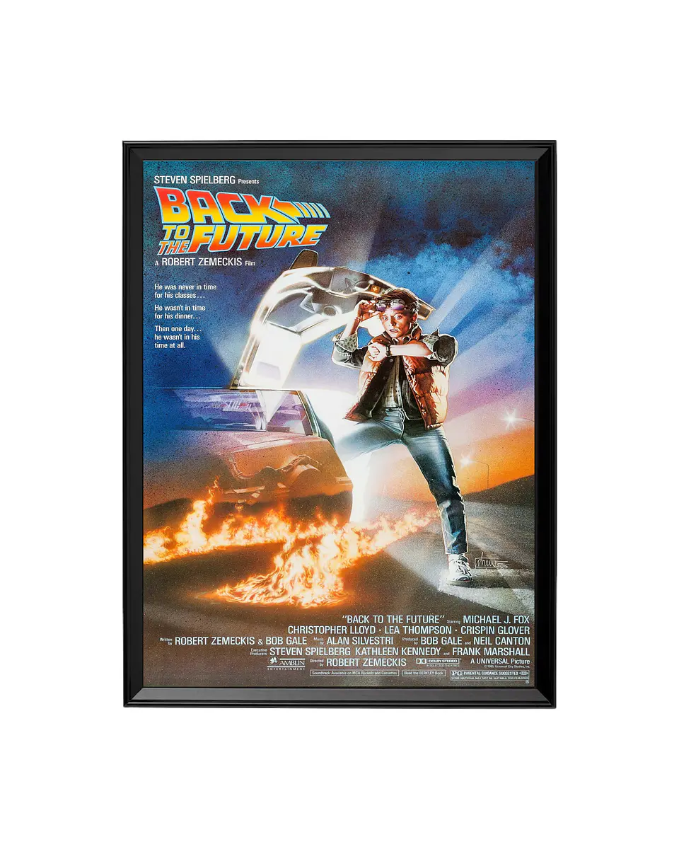 Cuadro Volver Al Futuro - Poster Original 1985 1