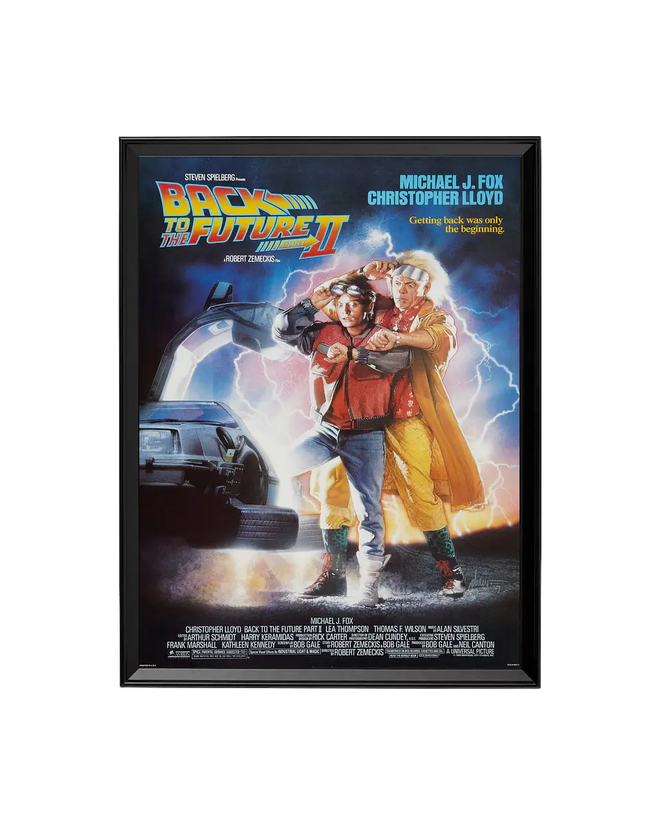 Cuadro Cuadro Volver al Futuro II - Poster Original 1989 1