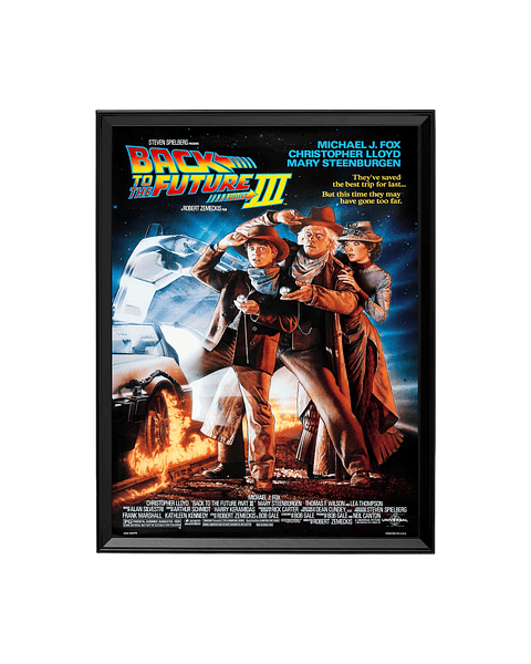 Volver Al Futuro III - Poster Original 1990