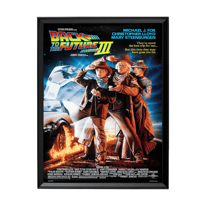Volver Al Futuro III - Poster Original 1990 1