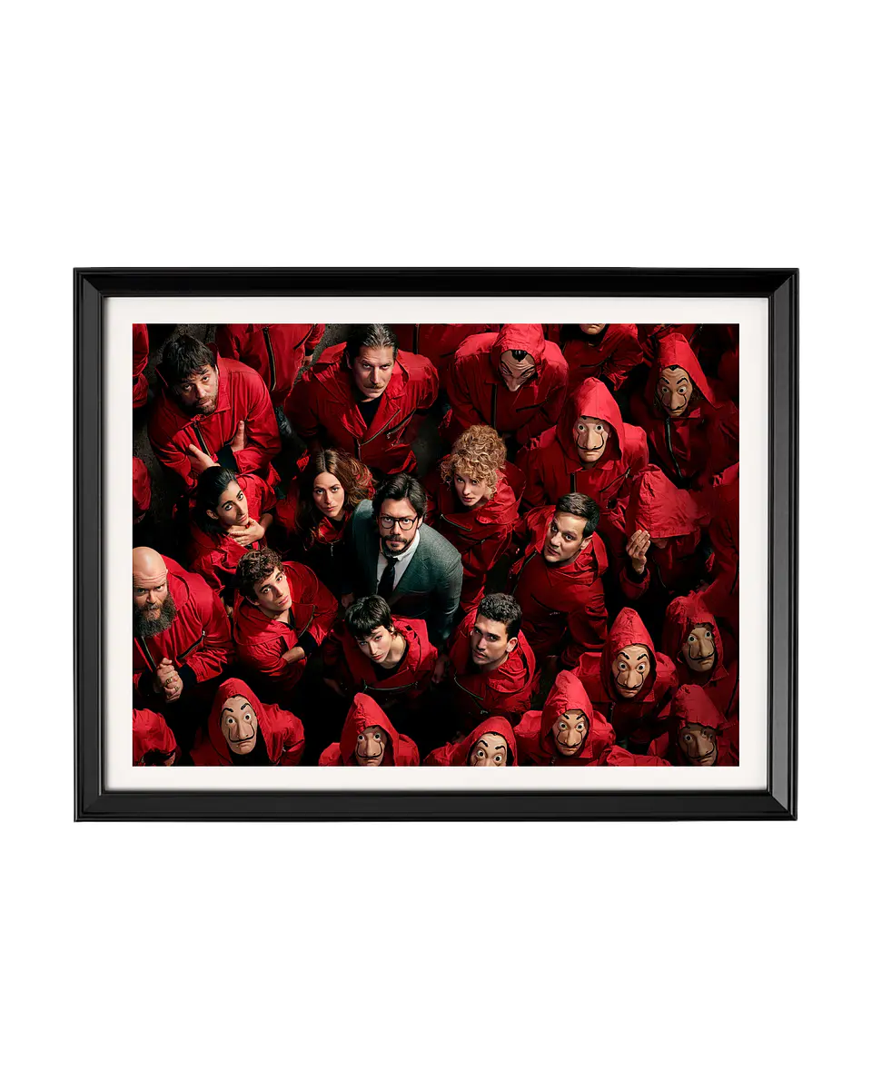 Cuadro La Casa de Papel - Bella Ciao 1