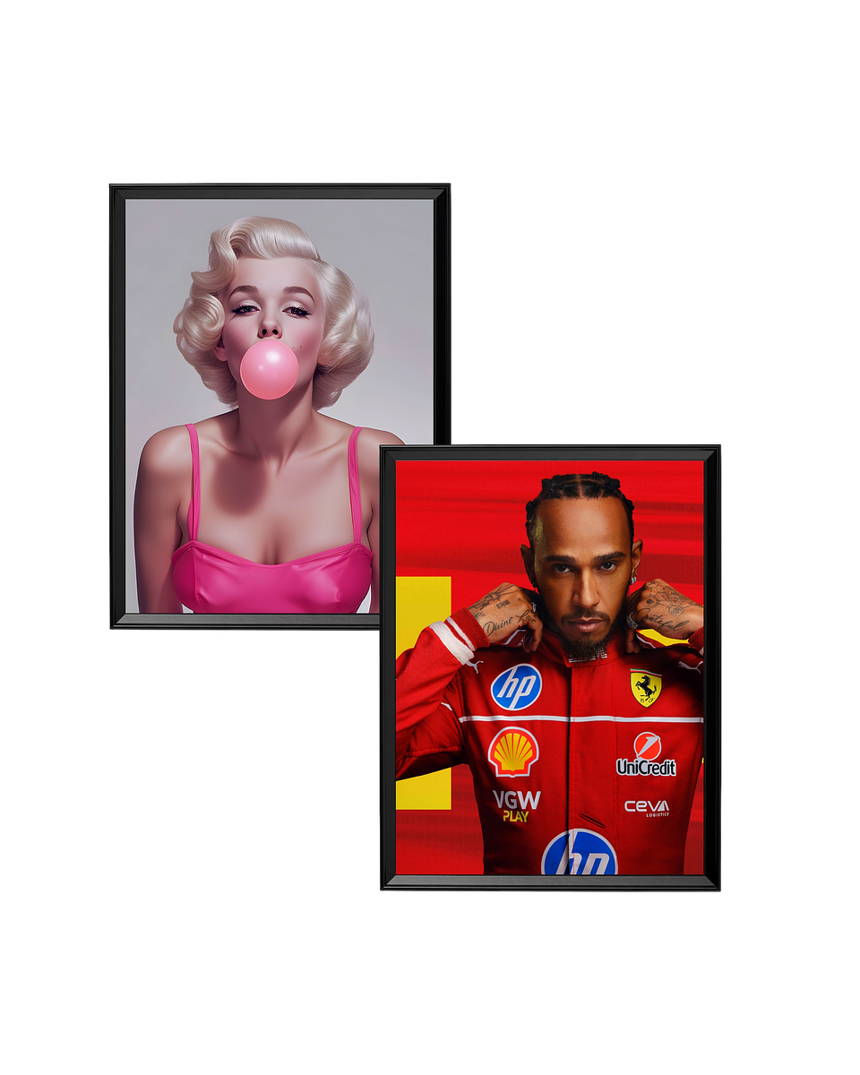 Pack Ícono – 2 Cuadros 50x40 (Envío Gratis) 1