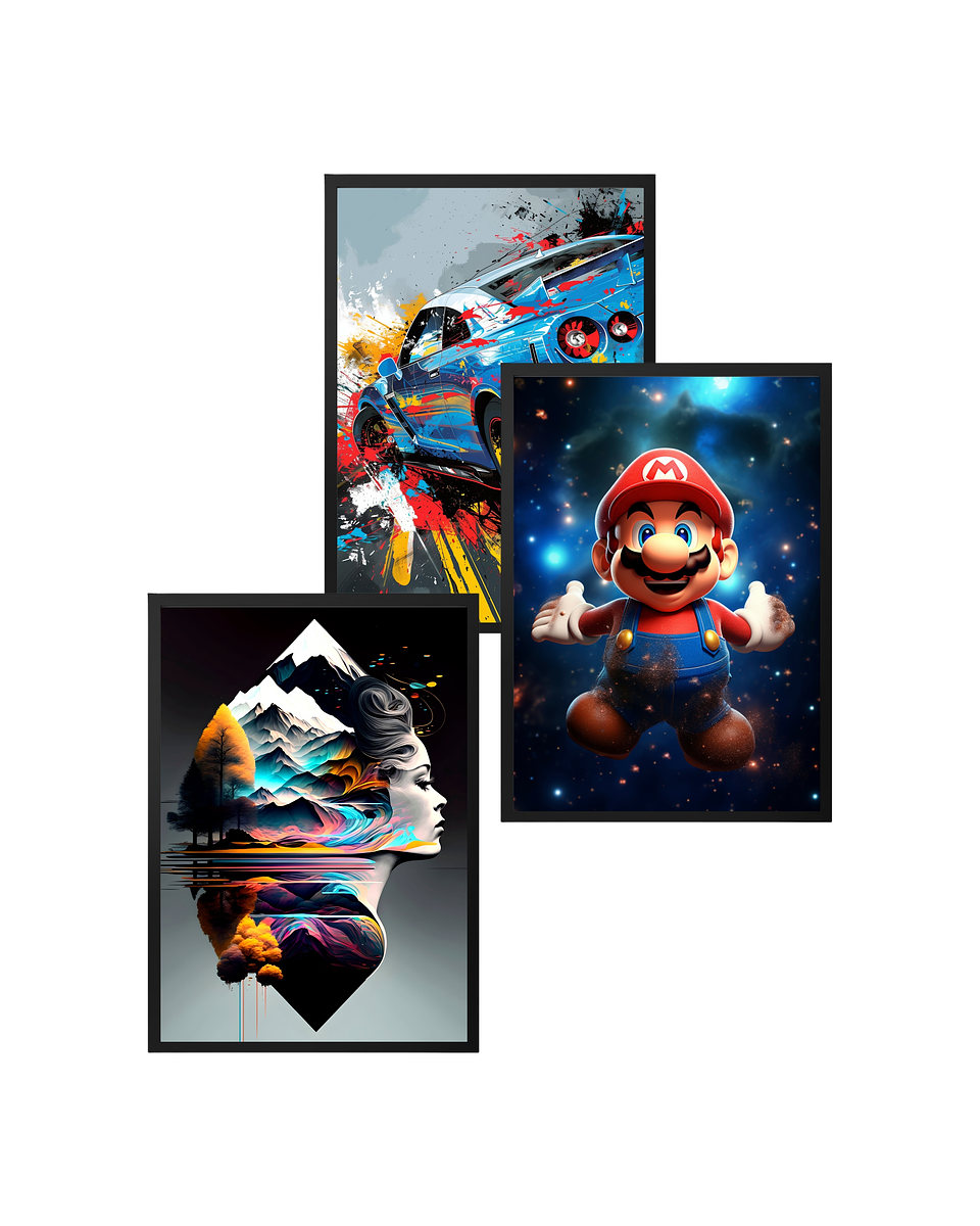 Pack Impacto – 3 Cuadros 70x50 (Envío Gratis) 1