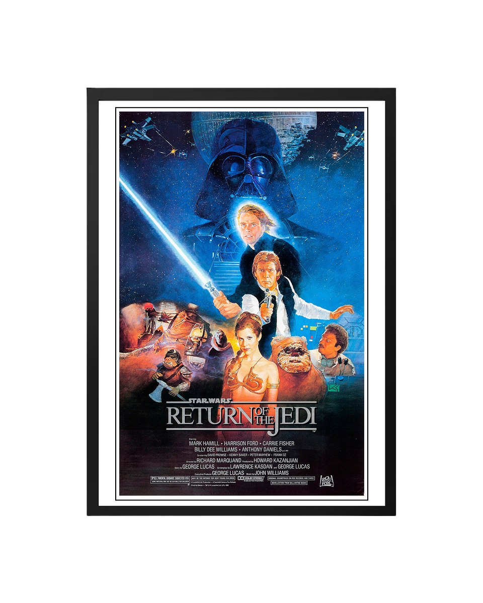 Pack - 3 Cuadros 70x50 Star Wars - Trilogía Original 4