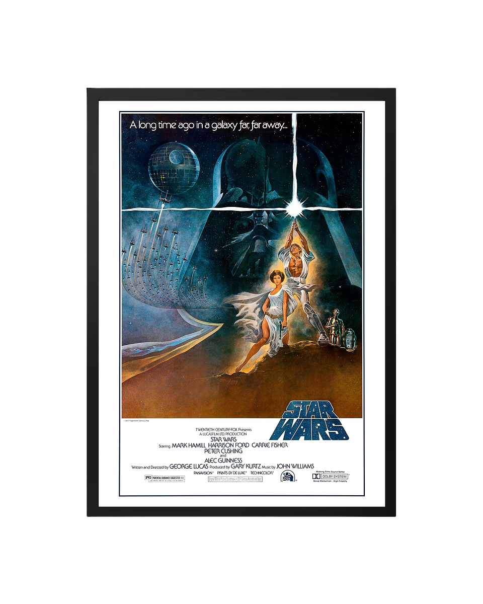 Pack - 3 Cuadros 70x50 Star Wars - Trilogía Original 2