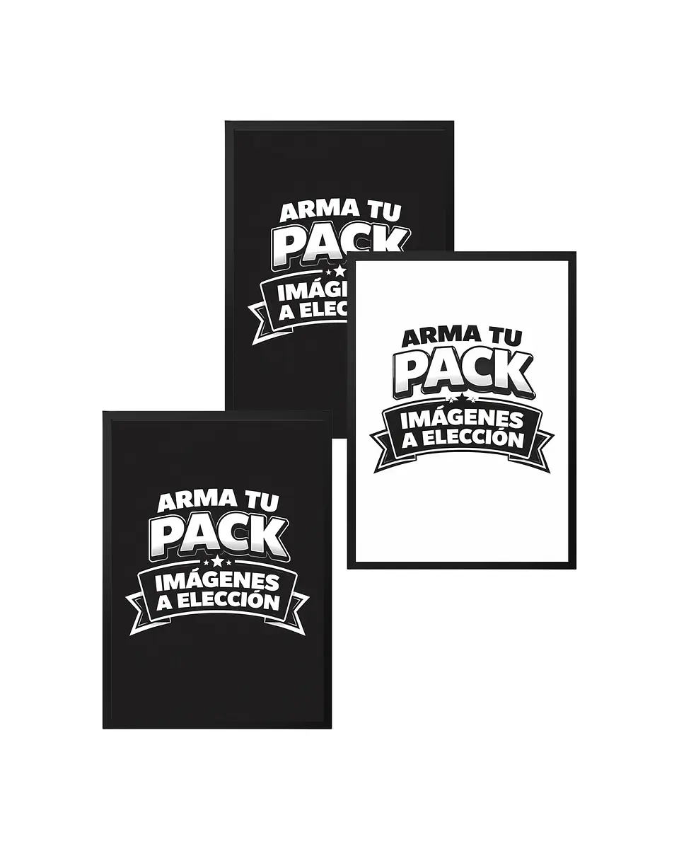 Pack 3 Cuadros 50x40 (Envío Gratis) 1
