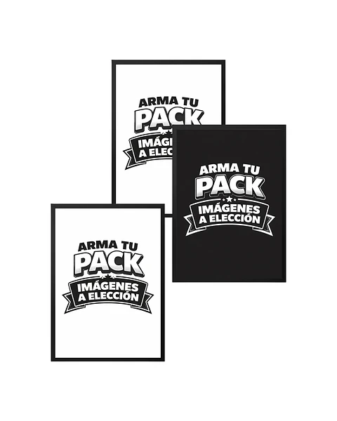 Pack 3 Cuadros 70x50 (Envío Gratis)