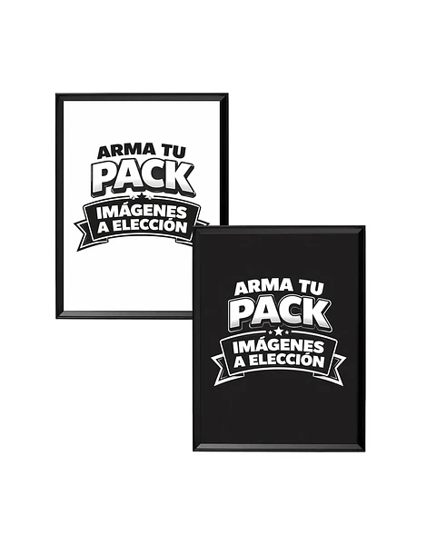 Pack 2 Cuadros 40x30 (Envío Gratis)