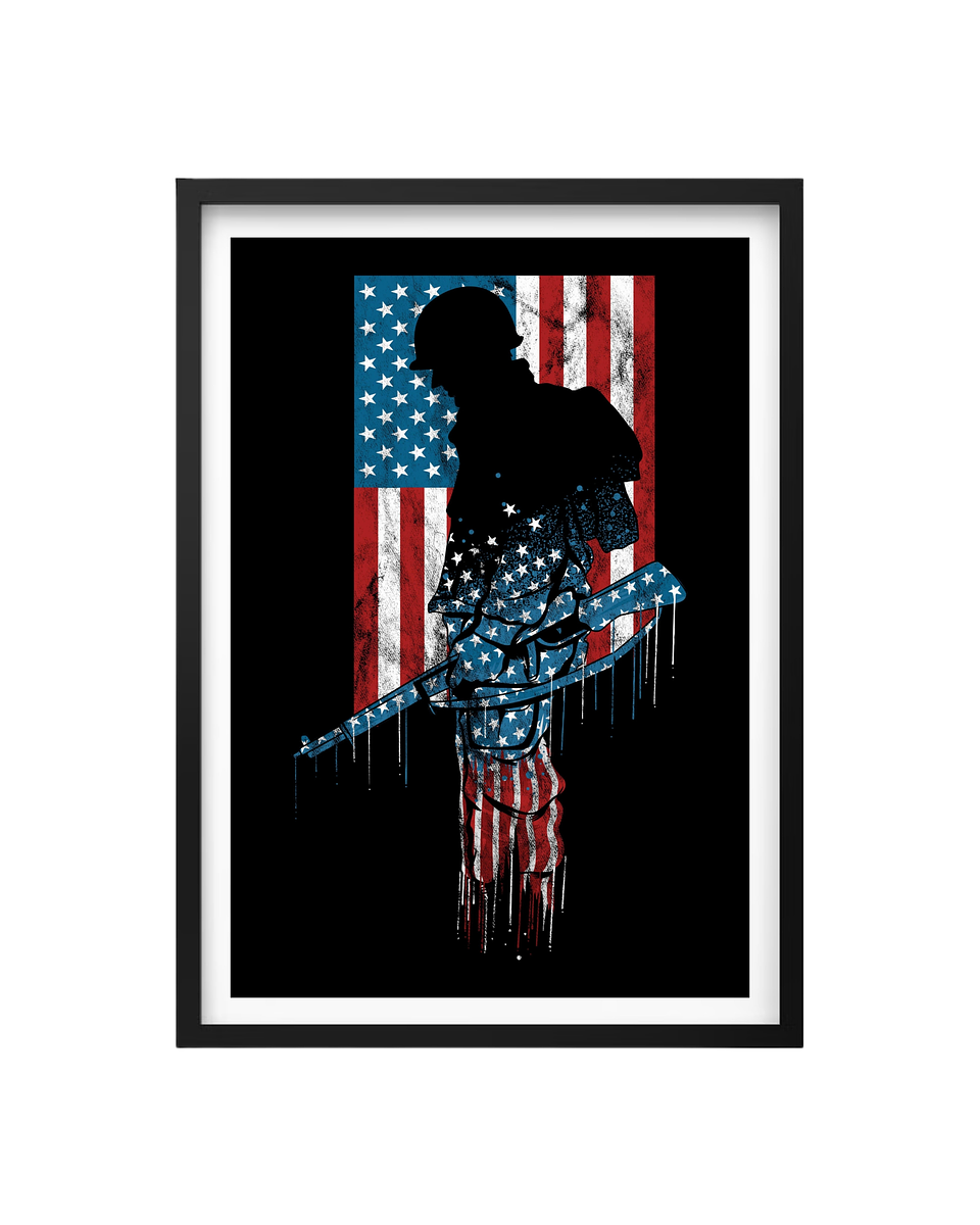 Cuadro Soldado Americano 1