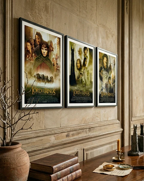 Pack 3 Cuadros 70x50 El Señor de los Anillos