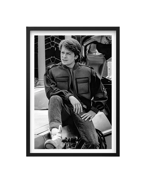 Cuadro Marty Mcfly / Volver Al Futuro