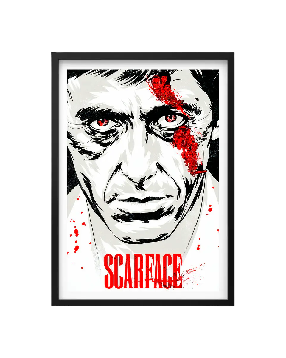 Cuadro Scarface (Cara-cortada) Al Pacino 1