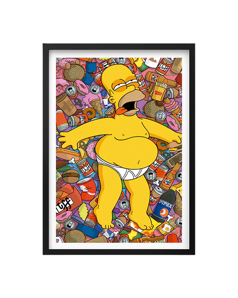 Cuadro Los Simpson (Homero)
