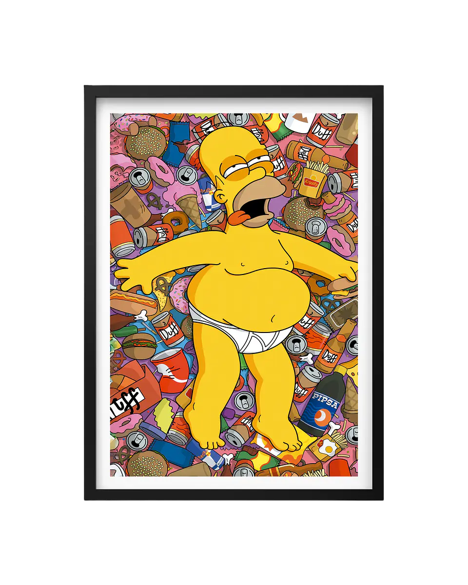 Cuadro Los Simpson (Homero) 1