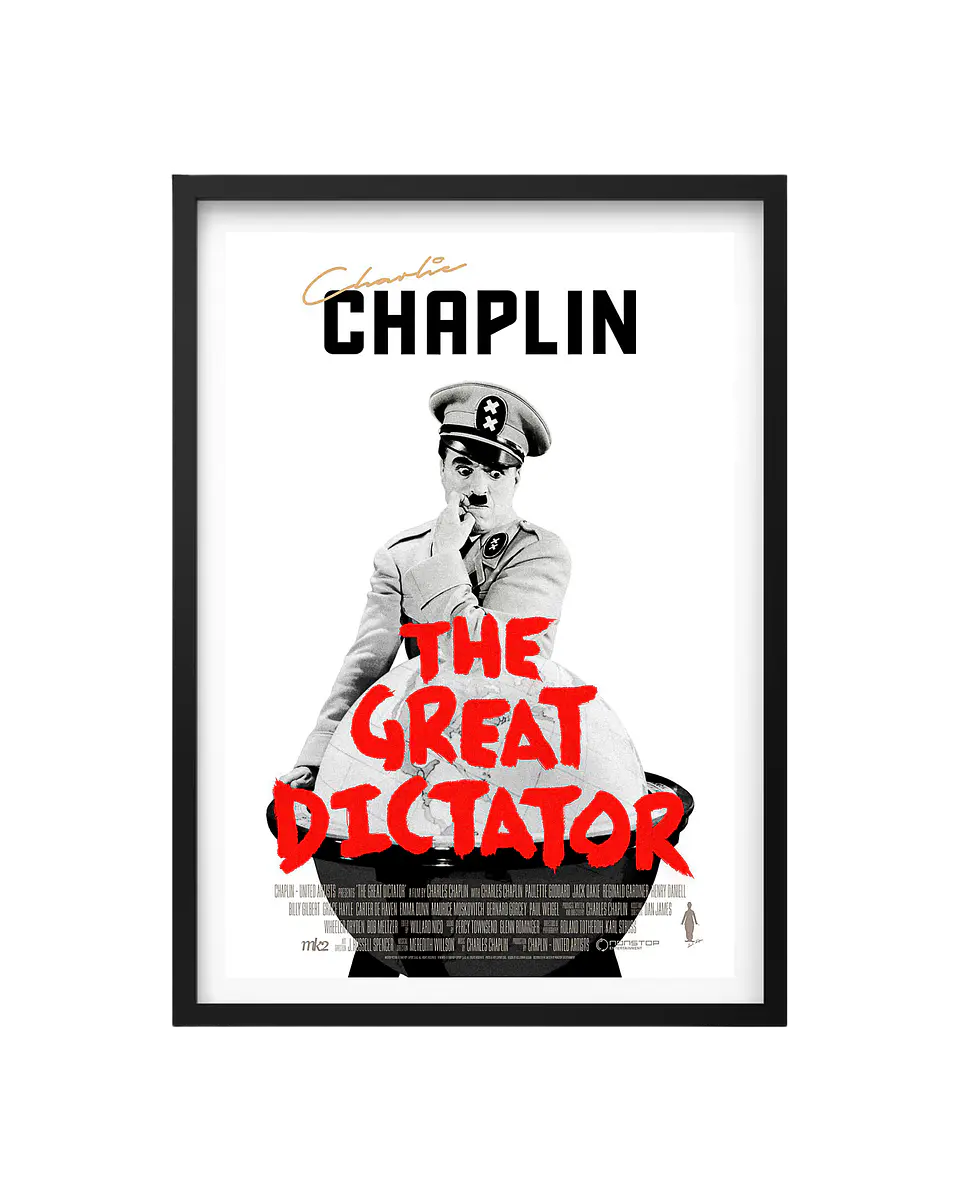 Cuadro El Gran Dictador (Charles Chaplin) 1