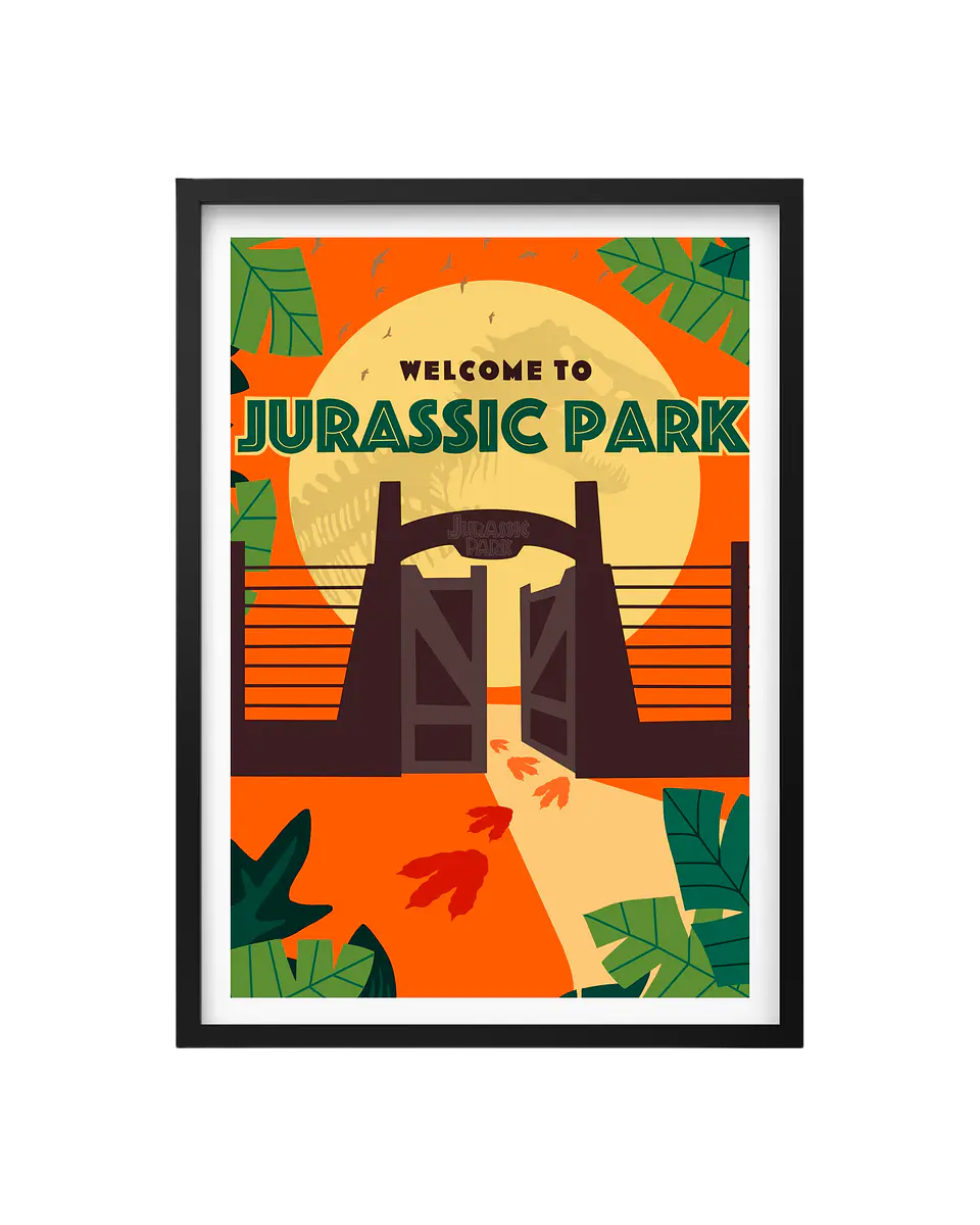 Cuadro Jurassic Park 1