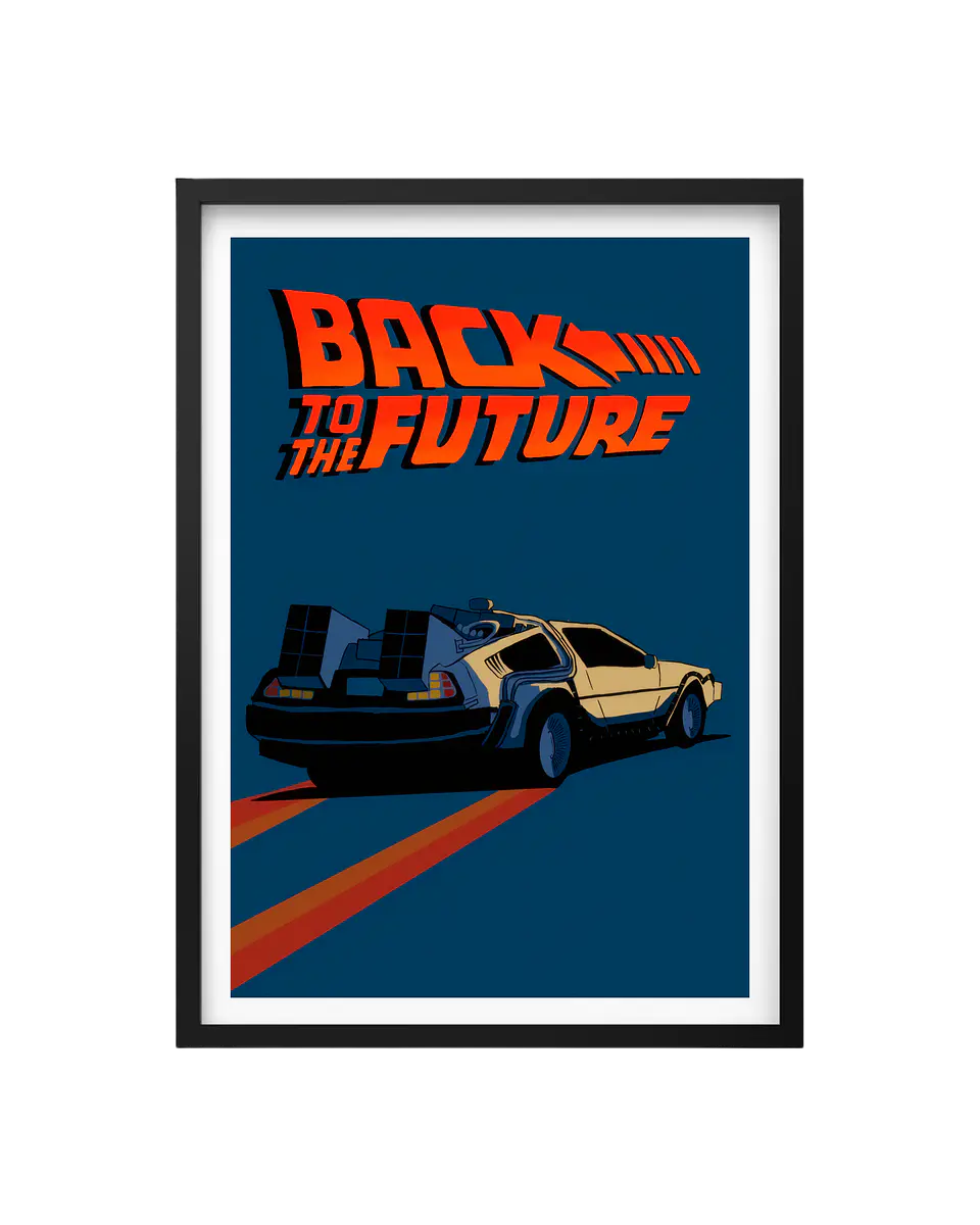 Cuadro Volver Al Futuro - Ilustración 1