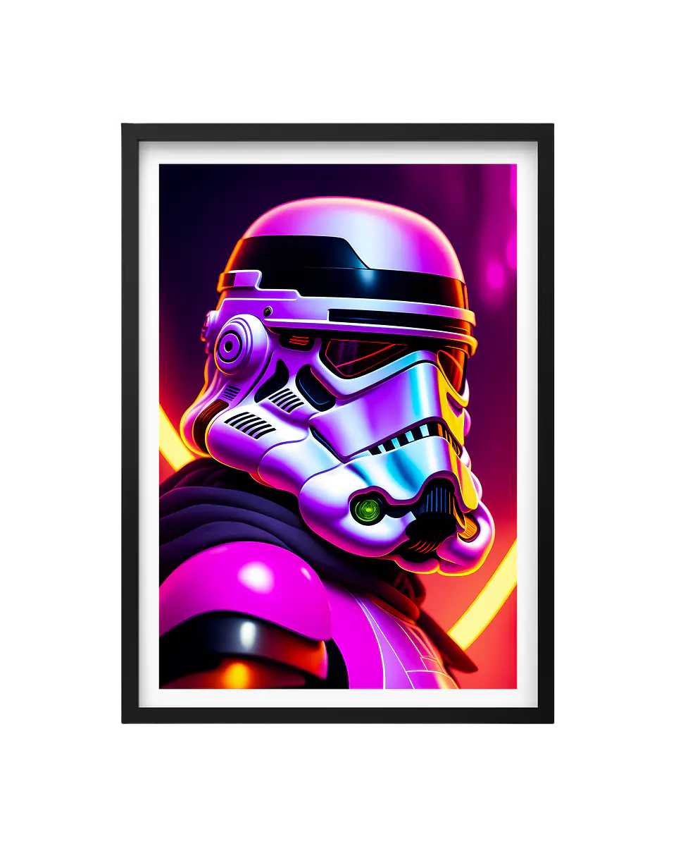 Cuadro StormTrooper Neón 1
