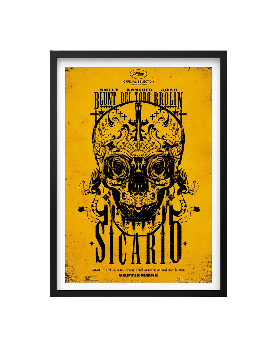 Cuadro Sicario – La Guerra No Tiene Rostro 1