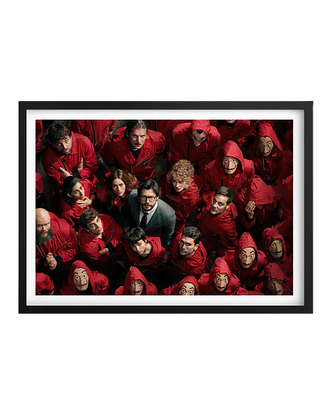 Cuadro La Casa de Papel - Bella Ciao