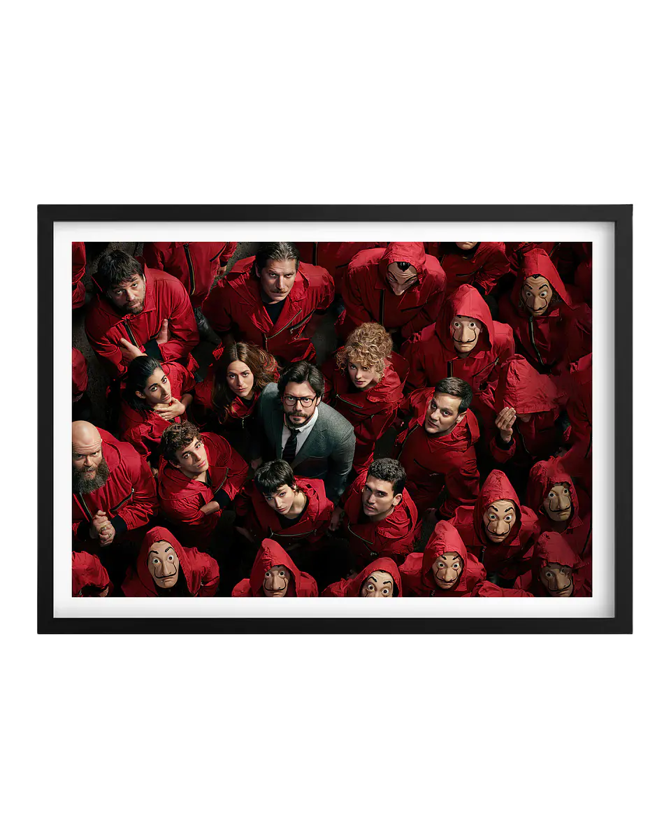 Cuadro La Casa de Papel - Bella Ciao 1