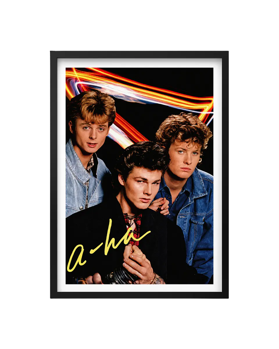 Cuadro a-ha – Los Reyes del Synth-Pop 1