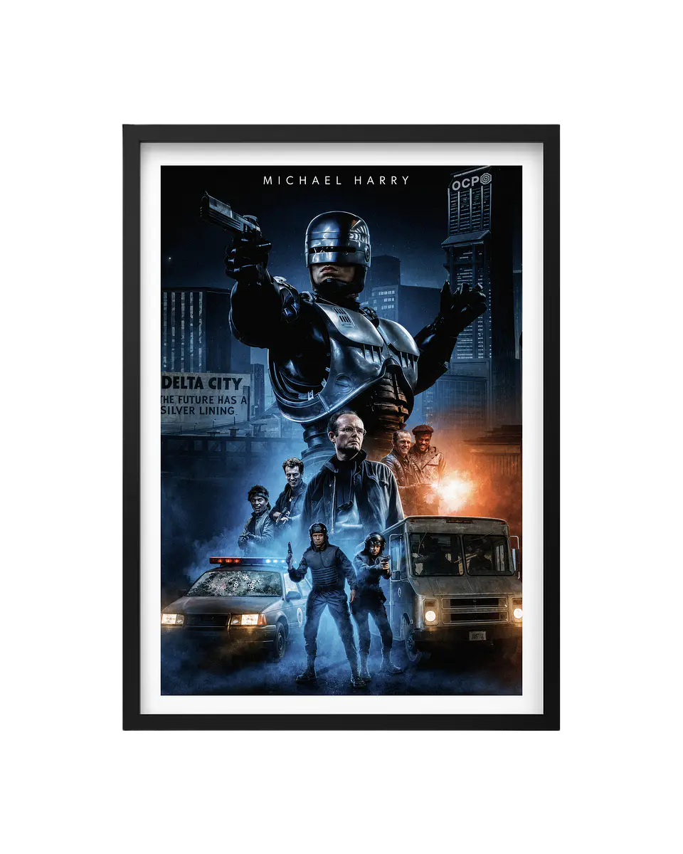 Cuadro RoboCop – Justicia en Delta City 1