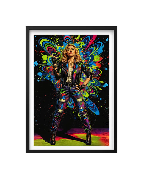 Cuadro Madonna – La Reina del Pop Abstracta