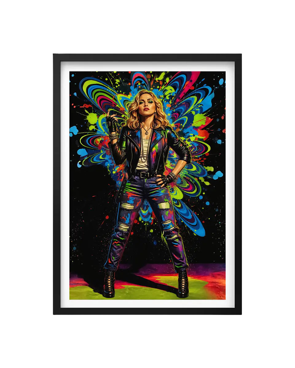 Cuadro Madonna – La Reina del Pop Abstracta 1