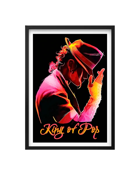 Cuadro Michael Jackson King Of Pop