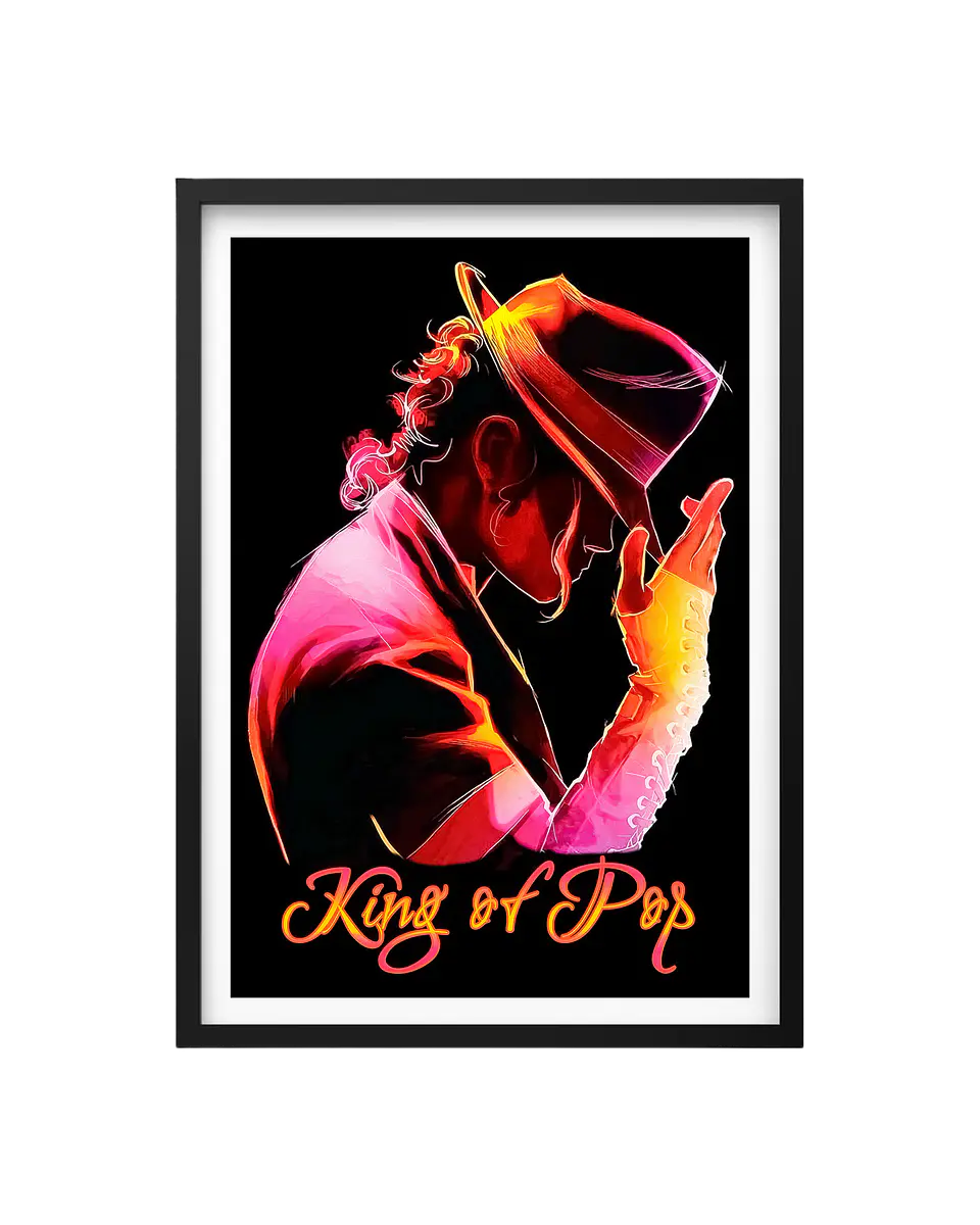 Cuadro Michael Jackson King Of Pop 1