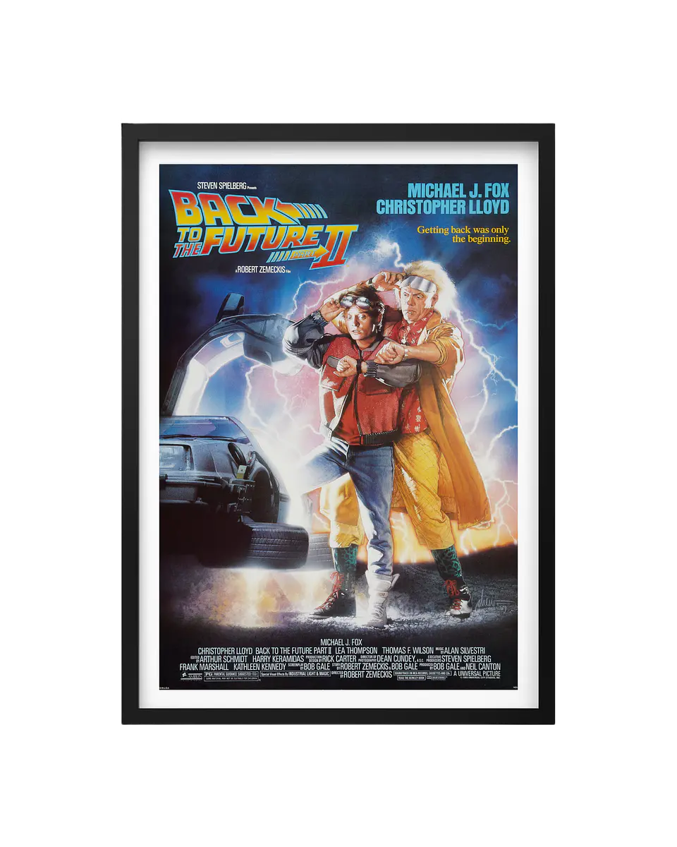 Cuadro Cuadro Volver al Futuro II - Poster Original 1989 1