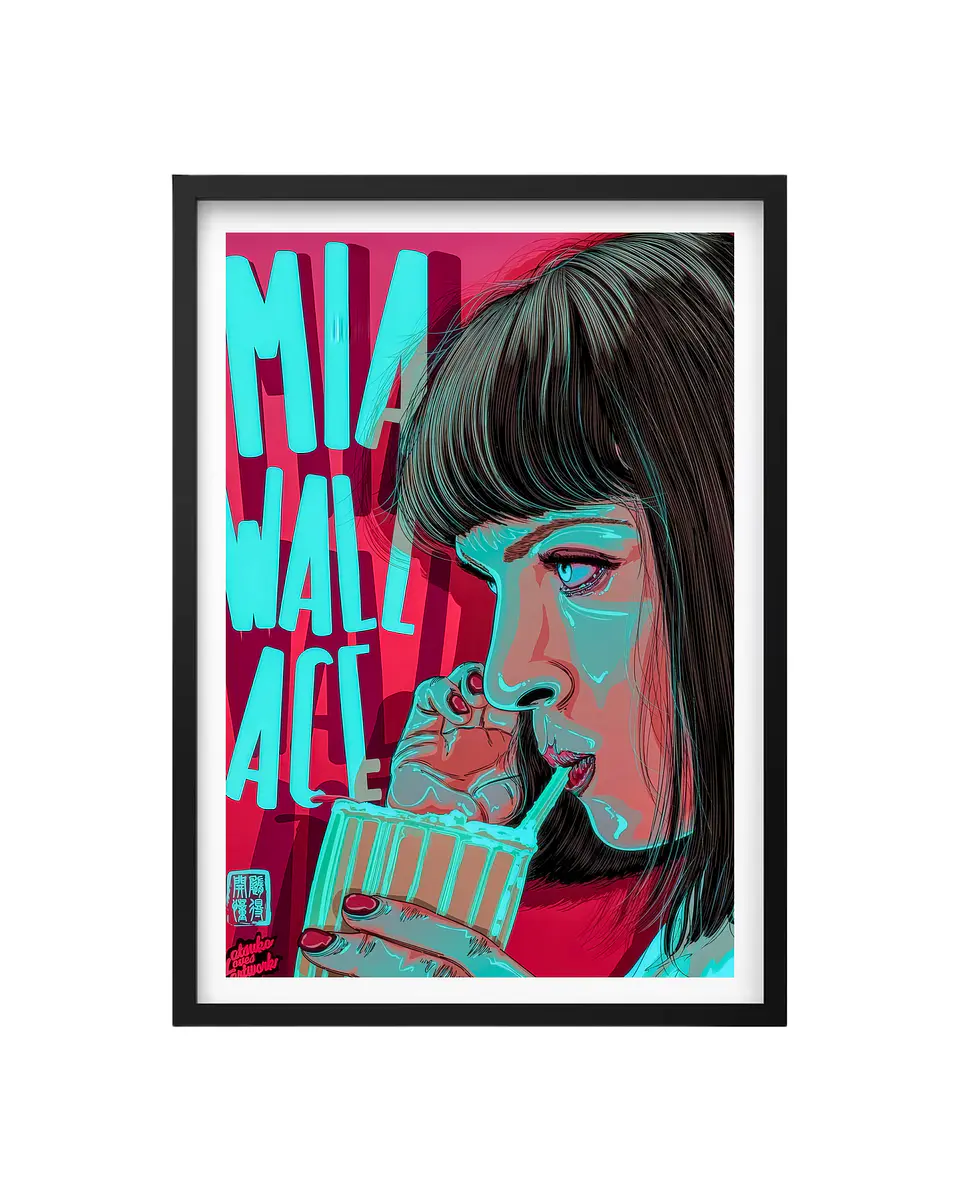 Cuadro Pulp Fiction - Mia Wallace 1