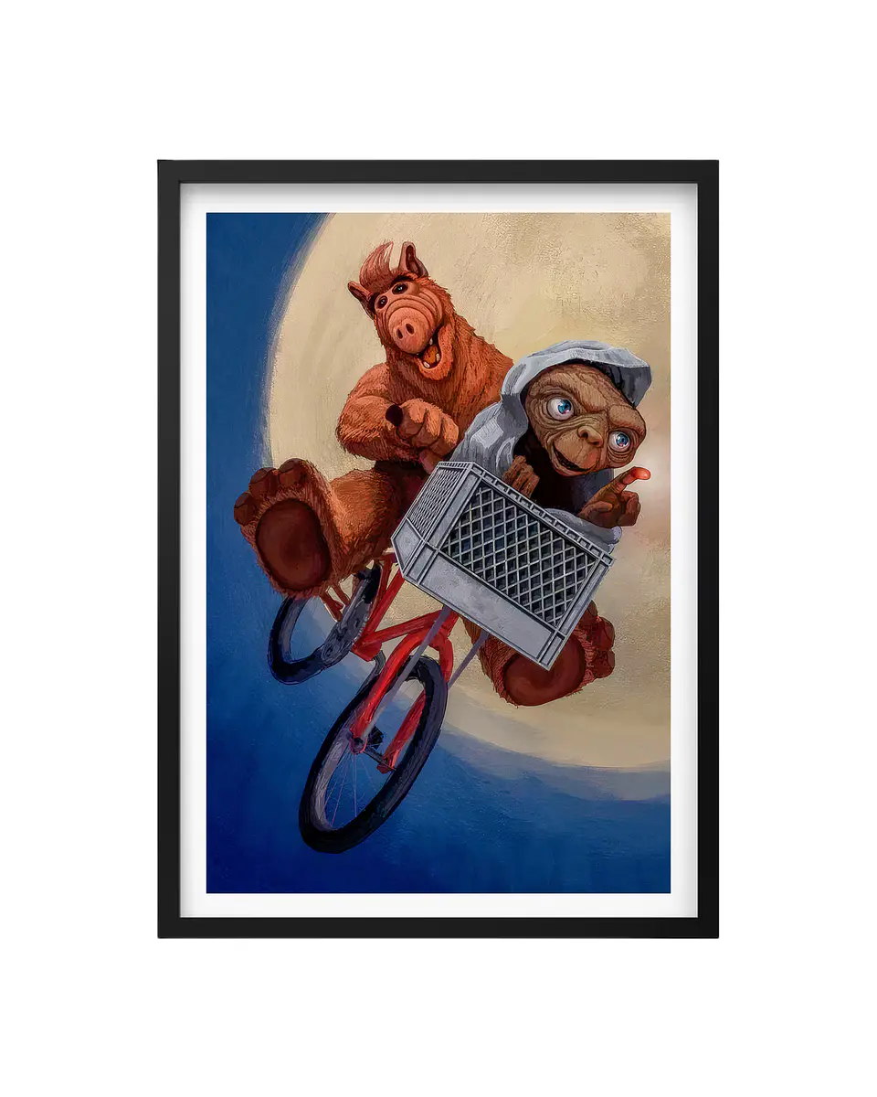 Cuadro Alf Y Et Enmarcados 1