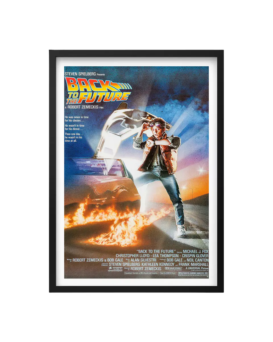Cuadro Volver Al Futuro - Poster Original 1985 1