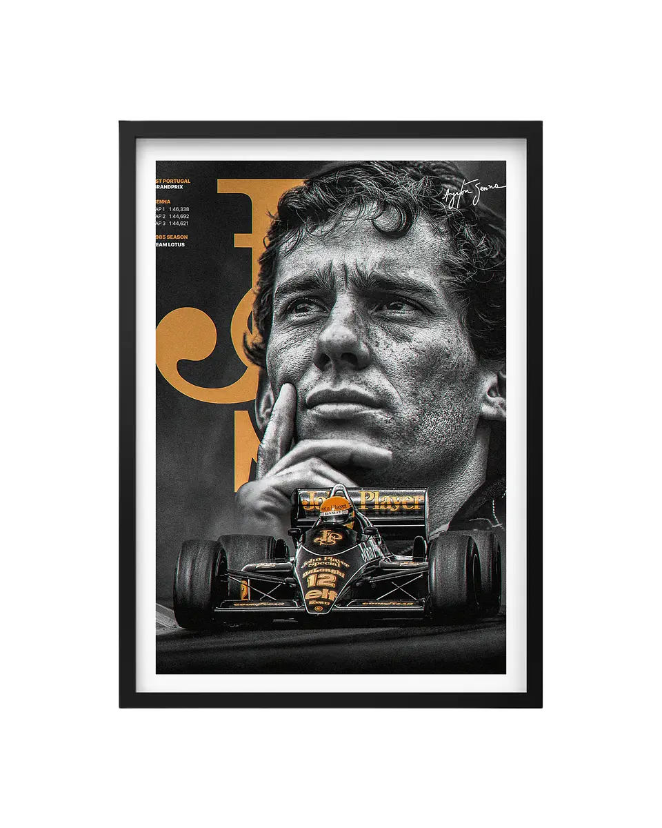 Cuadro Ayrton Senna 1