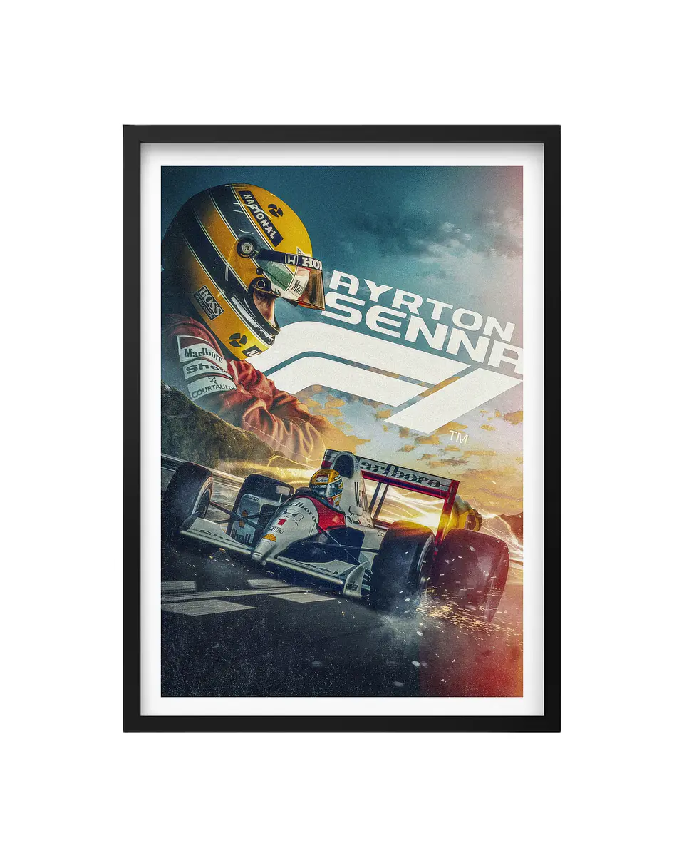 Cuadro Ayrton Senna 1