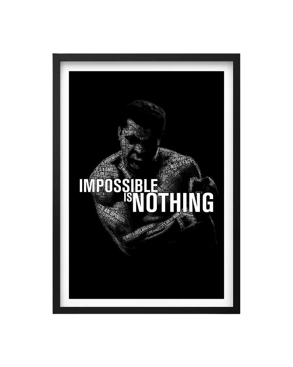 Cuadro Muhammad Ali – Impossible is Nothing 1
