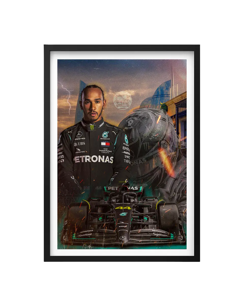 Cuadro Lewis Hamilton 1