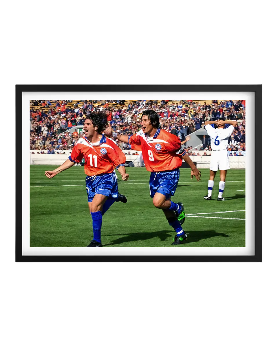 Cuadro Ivan Zamorano Y Marcelo Salas 1