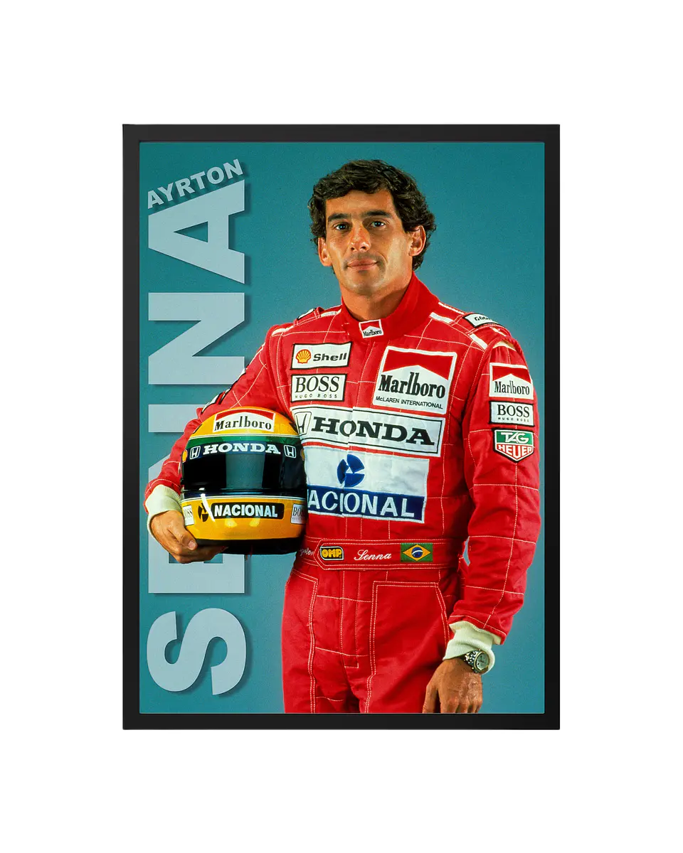 Cuadro Ayrton Senna 1