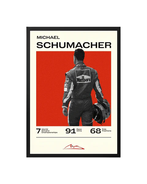 Cuadro Michael Schumacher