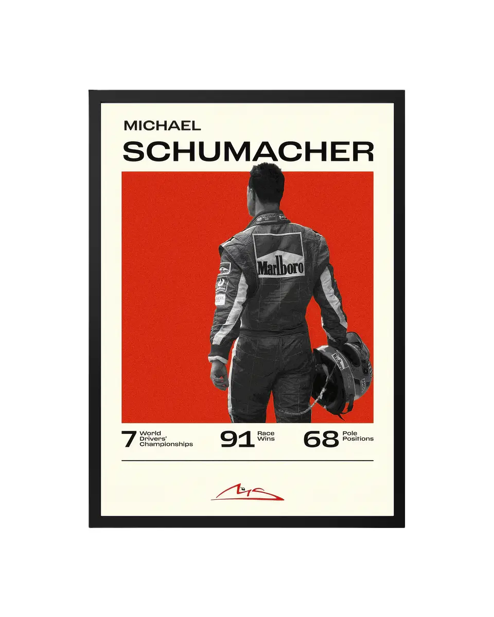 Cuadro Michael Schumacher 1