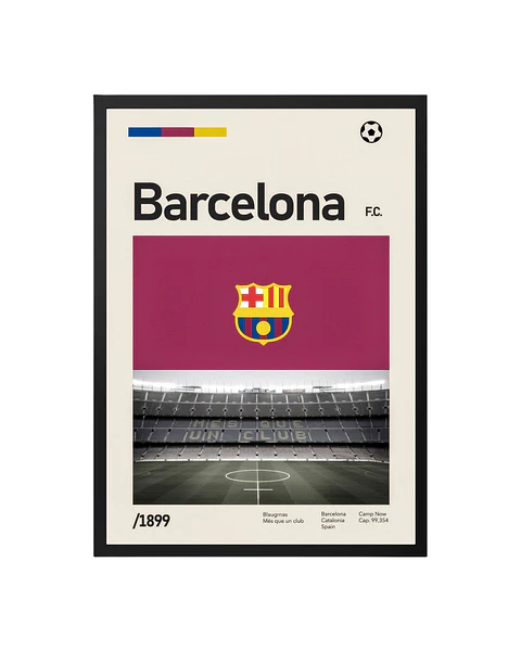 Cuadro Barcelona FC -  Estadio
