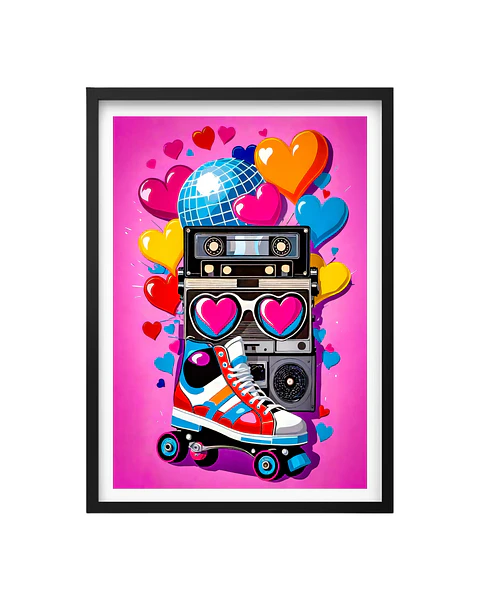 Cuadro Fiesta Retro Mix