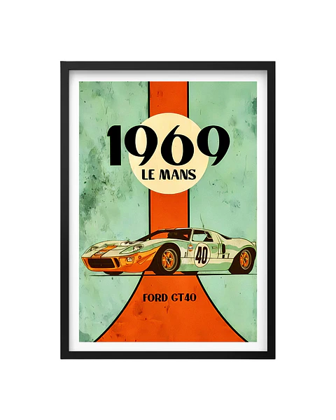 Cuadro Ford GT40 - Le Mans 1969